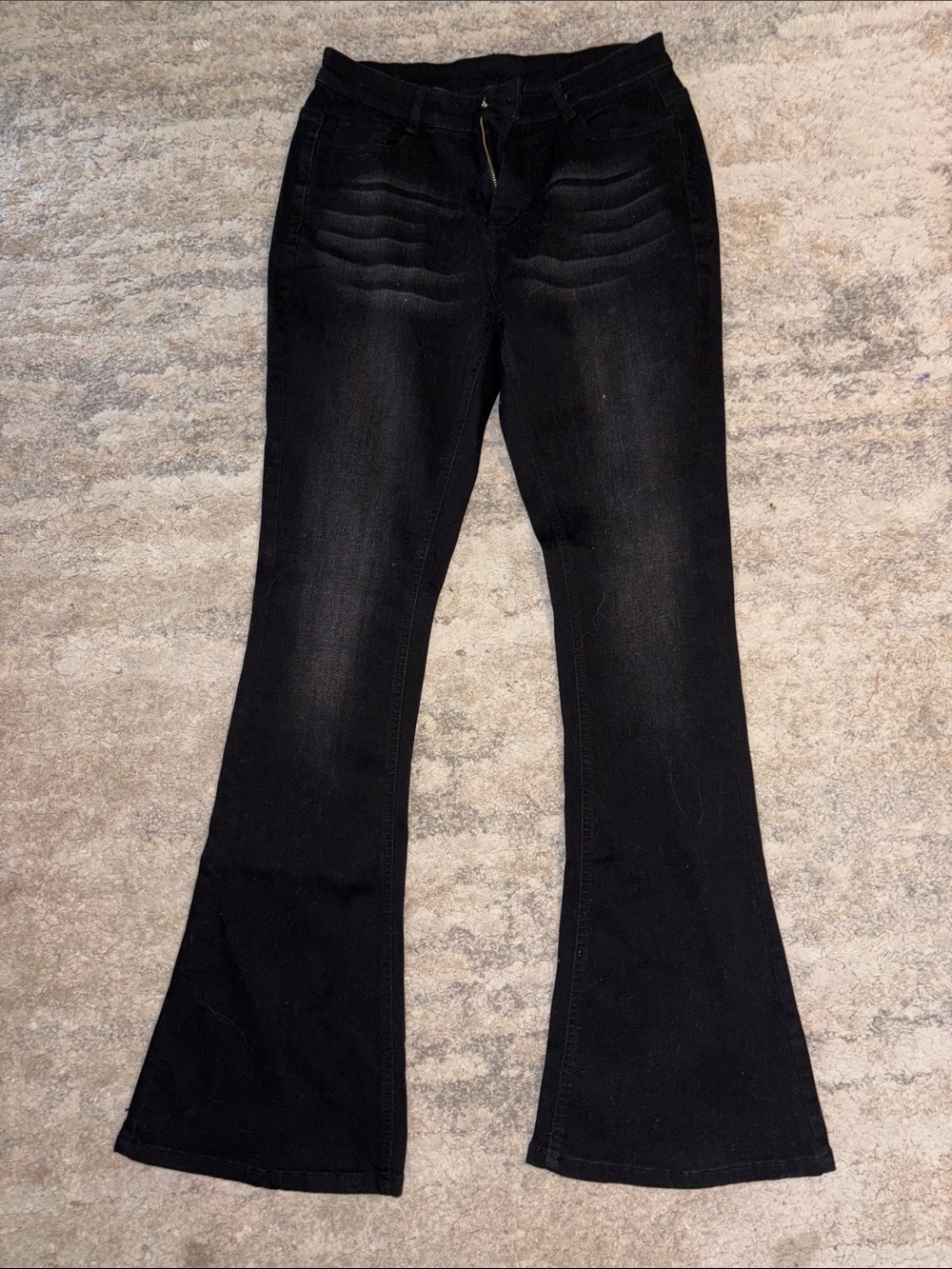 OFFERS OPEN! Women’s Black Flared Jeans - Classic Everyday Style size MEDIUM